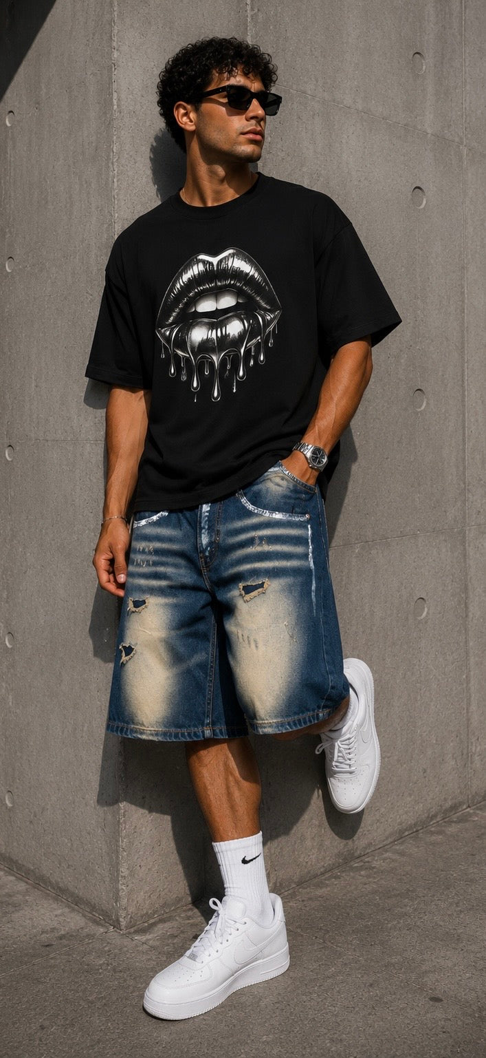 Denim Vintage Destroyed – Blue Wash
