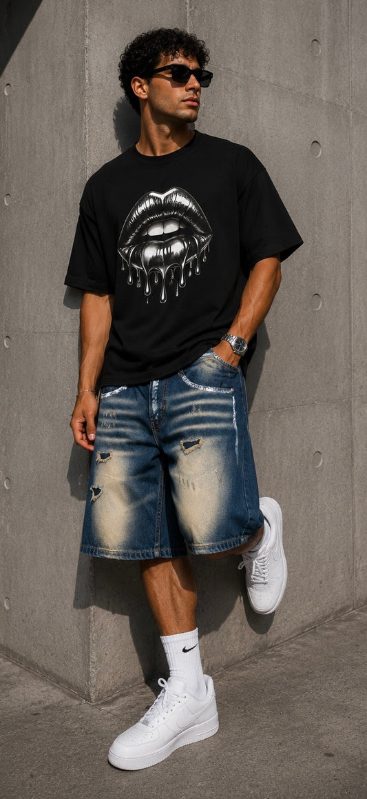Denim Vintage Destroyed – Blue Wash